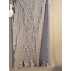 New NWT Light blue floral Faux Wrap Skirt Romantic Size Medium M